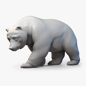Walking Bear Sculpture