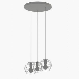 Spherical Shape Hanging Light with LED Bulb E27