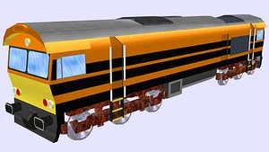 3D class 66 diesel locomotive