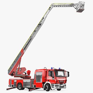 Iveco FF160 Magirus Fire Truck Ready Position