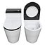 WC monoblocco allungato a doppio scarico