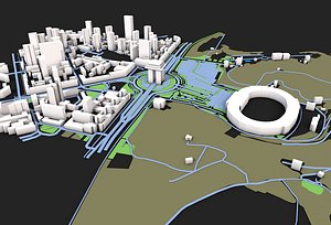 3D City 4 model