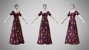 Dress 27 Velvet Royal Orchid