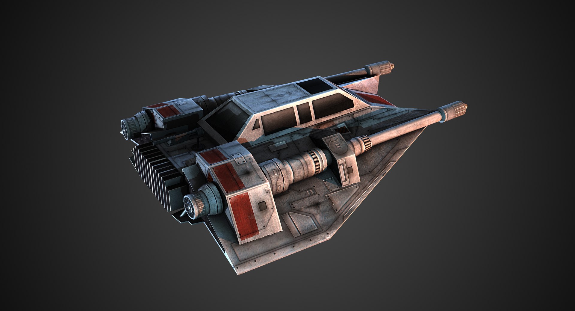 3d Rebel Snowspeeder Snow