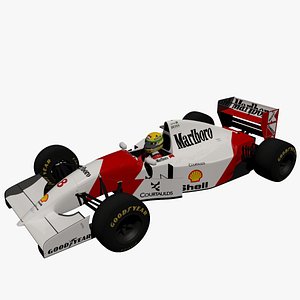 3ds max ayrton senna mclaren mp4