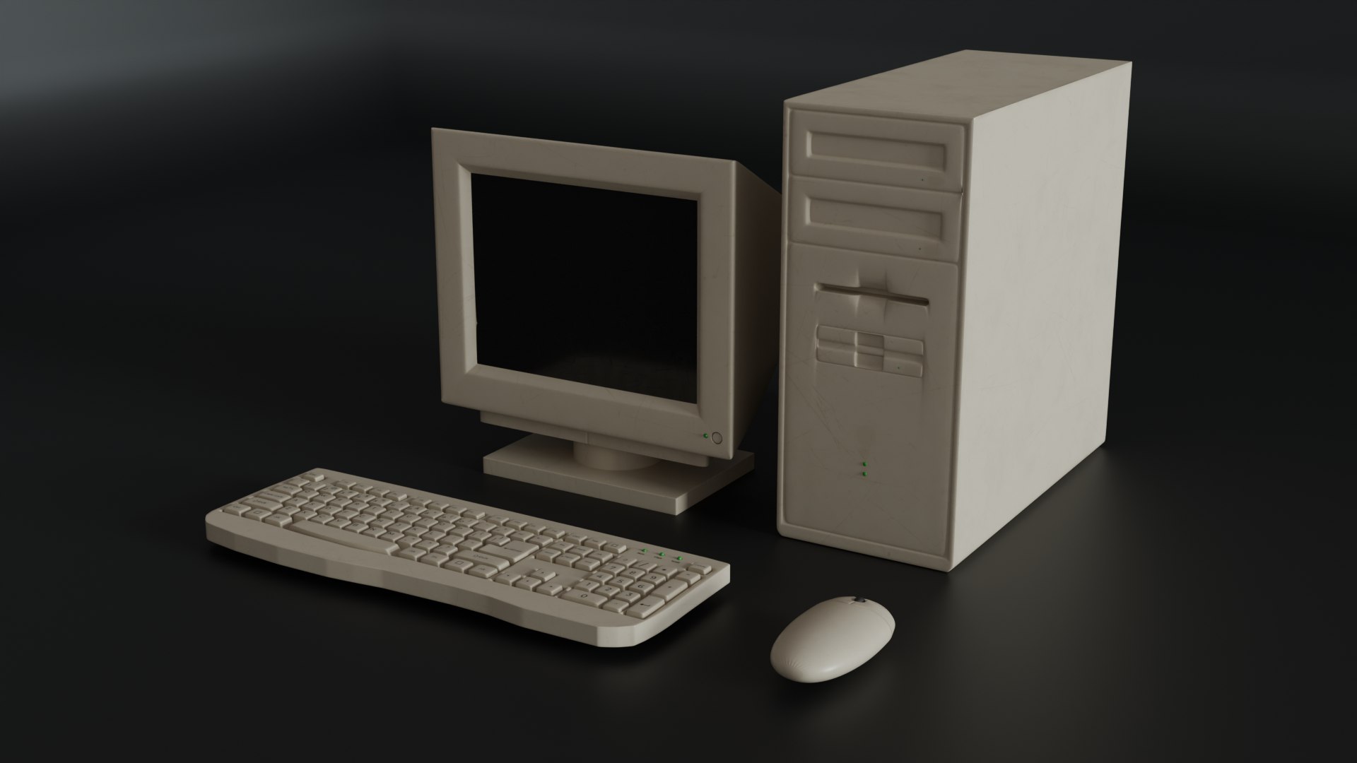 Old Computer Model - TurboSquid 2294463