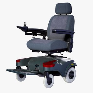 Modern Electronic Smart Wheelchair PBR 3D model
