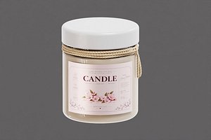 Elegant Scented Candle Jar