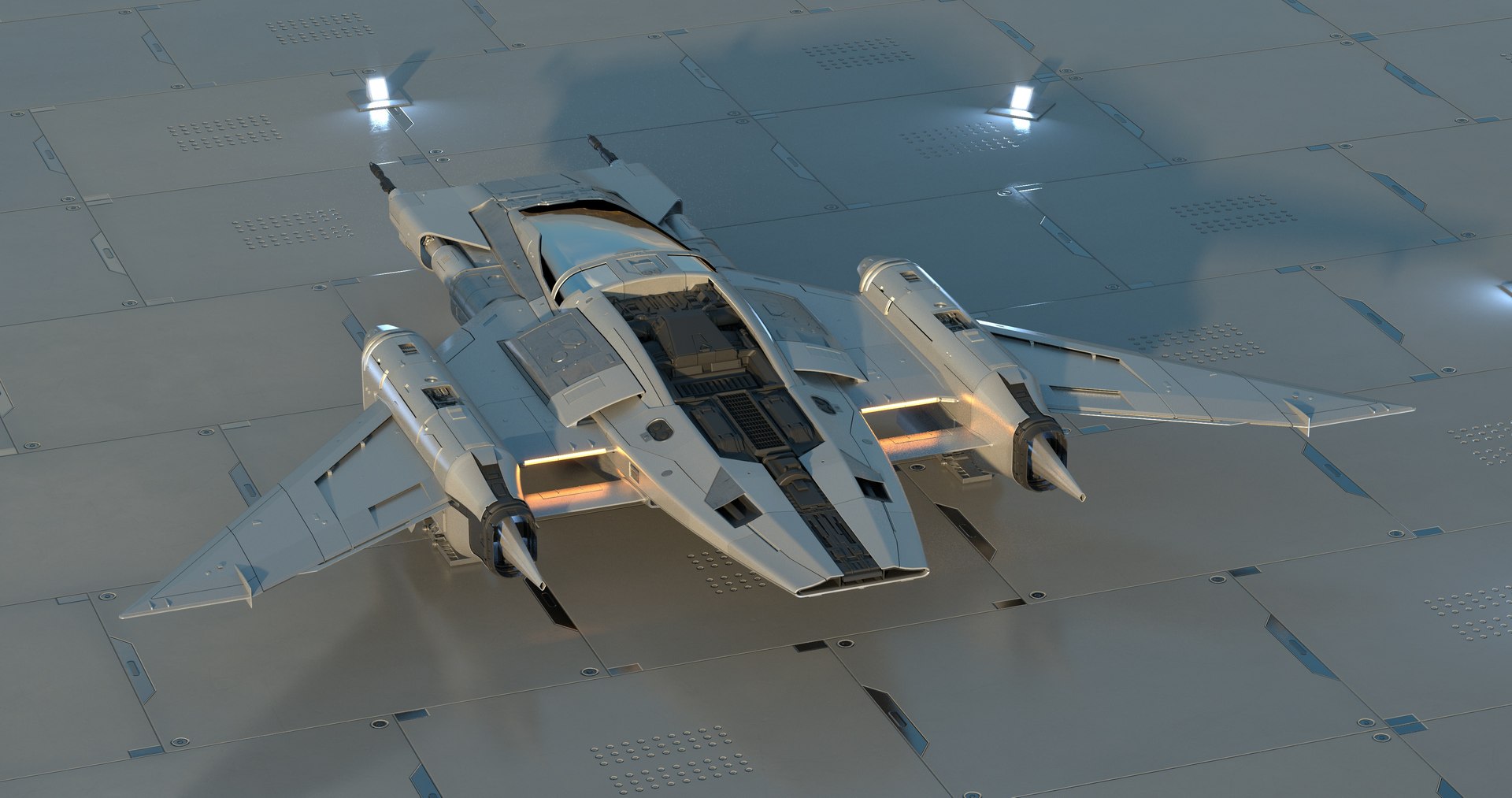 Tri-wing S-91x Pegasus Starfighter 3d Model - Turbosquid 1502037