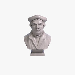 3D Martin Luther Bust Sculpture 3D Printable STL File
