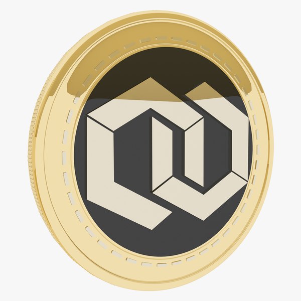 3D CommerceBlock Cryptocurrency Gold Coin