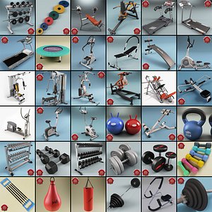 Gym Equipment Collection V9