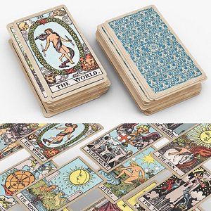 Stack of Rider Waite Tarot Cards