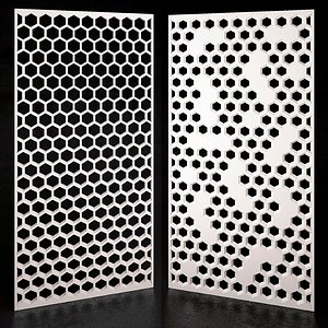 decorative partition set 07 model