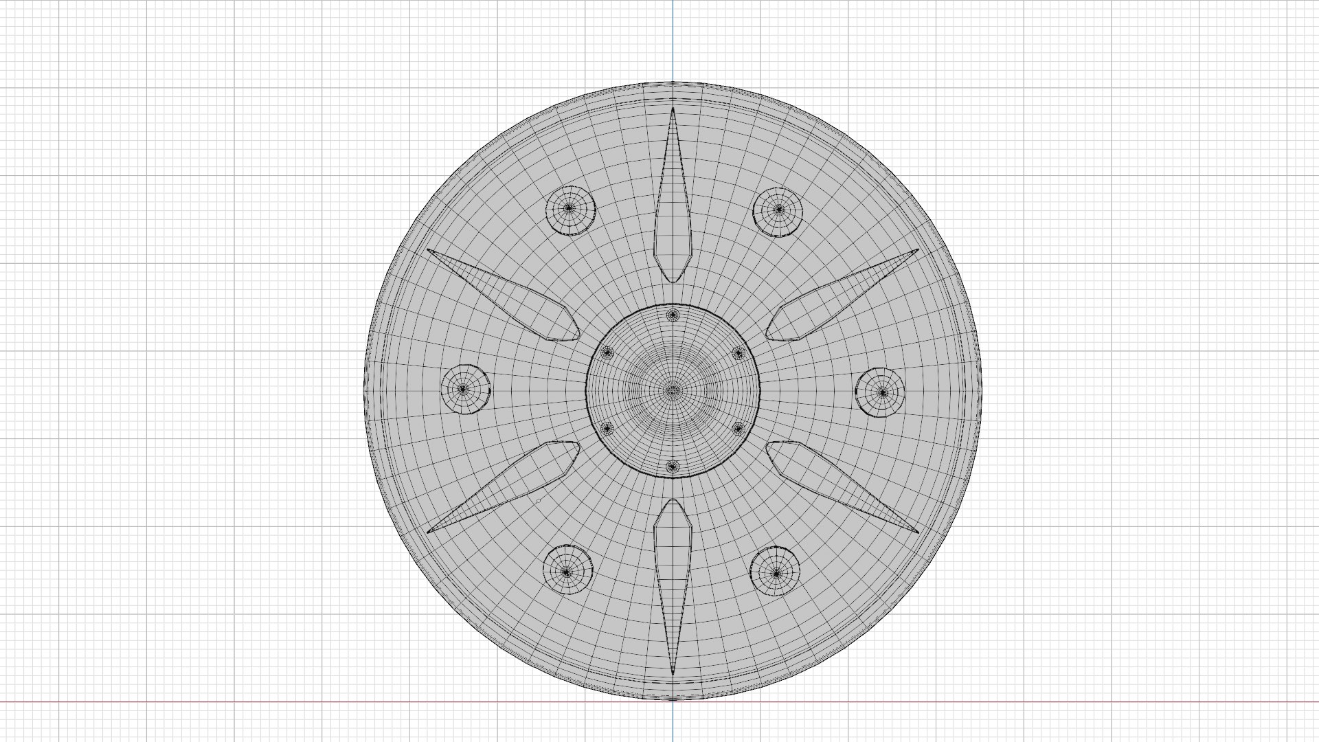 Painted Shield 3D model https://p.turbosquid.com/ts-thumb/V0/u2UpTA/T9/wireframe_1/png/1739205154/1920x1080/fit_q87/a25094bcd250bd4d0448a0dd2302a258486a97cb/wireframe_1.jpg