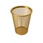 Gold Waste Basket