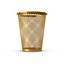 Gold Waste Basket