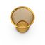 Gold Waste Basket