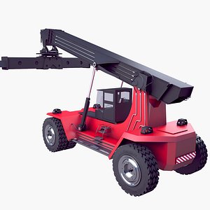 reach stacker stack 3D