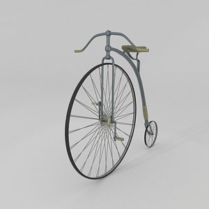 3D old bicycle