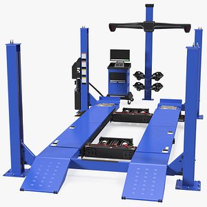 Wheel Aligner Car Equipment with Lift Rigged