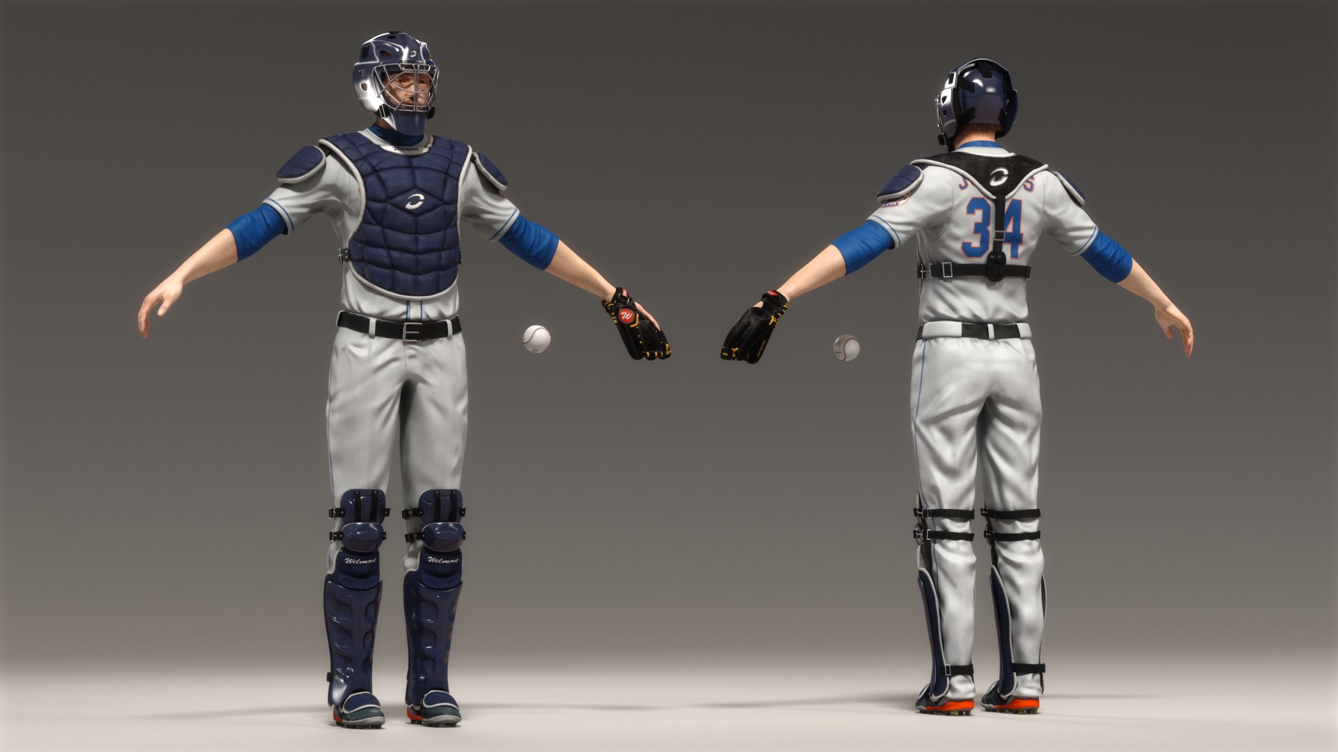 Baseball Umpire in Chief Animated HQ 3D model - TurboSquid 2052087