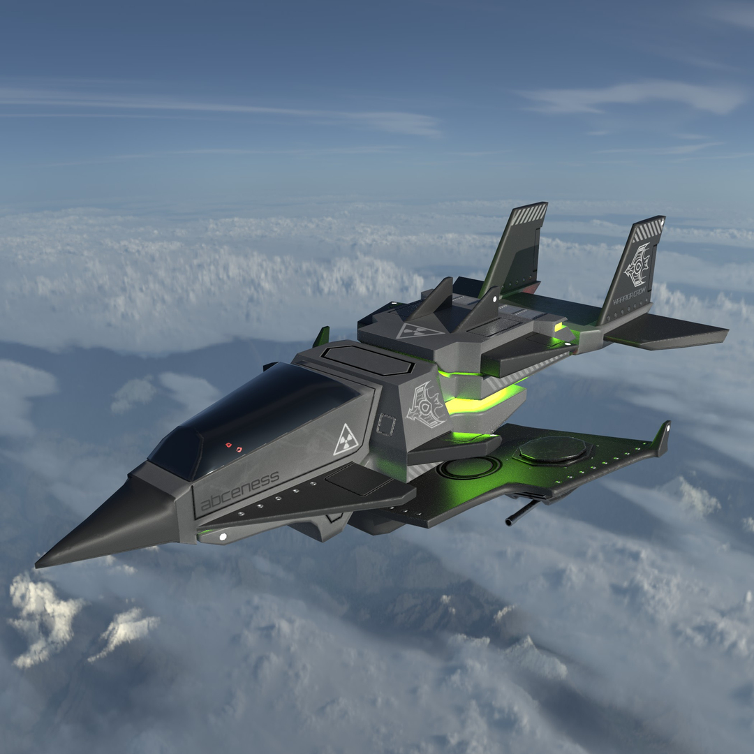 3D Fighter Jet - Nuclear Powered - TurboSquid 1753741