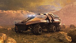 3D mars rover prototype