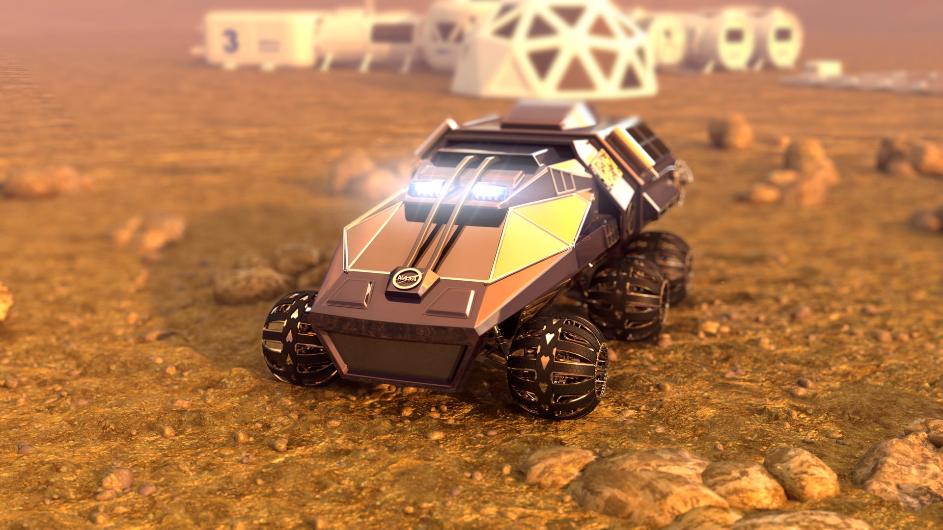 3D Mars Rover Prototype - TurboSquid 1207816