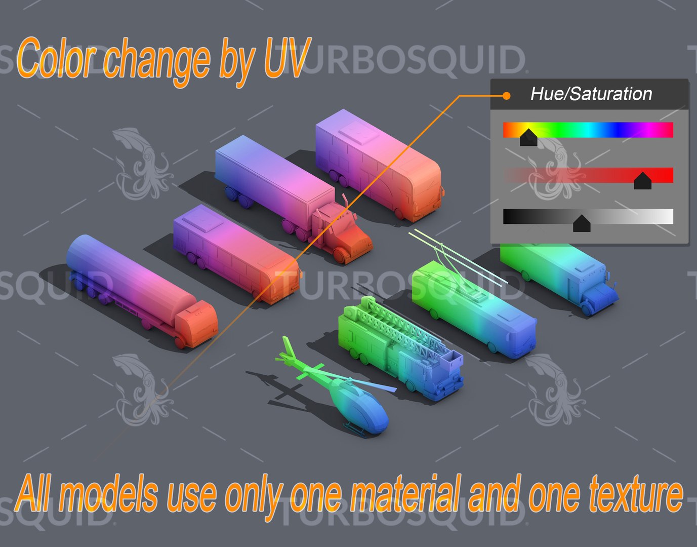 3D Low Poly Truck Pack 03 Isometric Model - TurboSquid 1722065