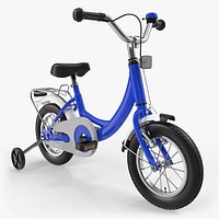 Small Kids Bike with Training Wheels