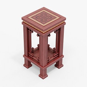 3D Chinese Trade Furniture Kit - 09 Small Table