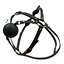 BDSM Black Leather Face Gag Strap Animal Ears