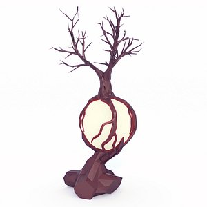 3D fantasy tree model