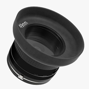 camera lens 3D model
