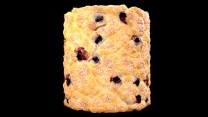 3D Muffin Substance PBR material and textures