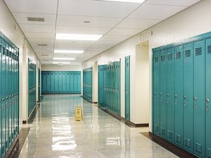 School Corridor