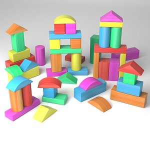 Building wooden Blocks model
