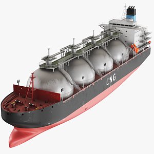Detailed Tanker Ship 3D model