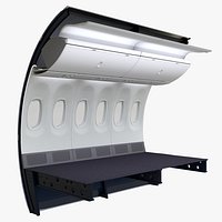 Ryanair Economy Airplane Wall Section