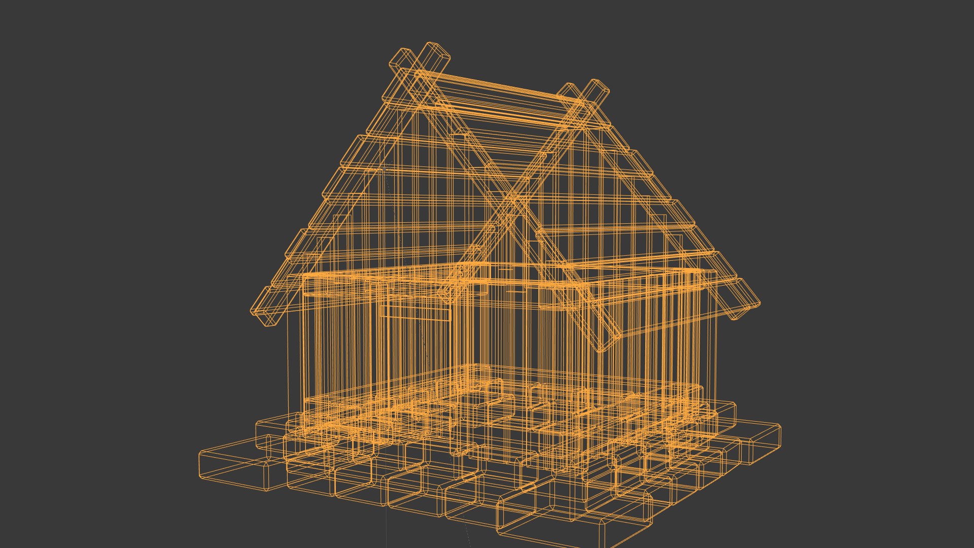 Hut Model - TurboSquid 1418102