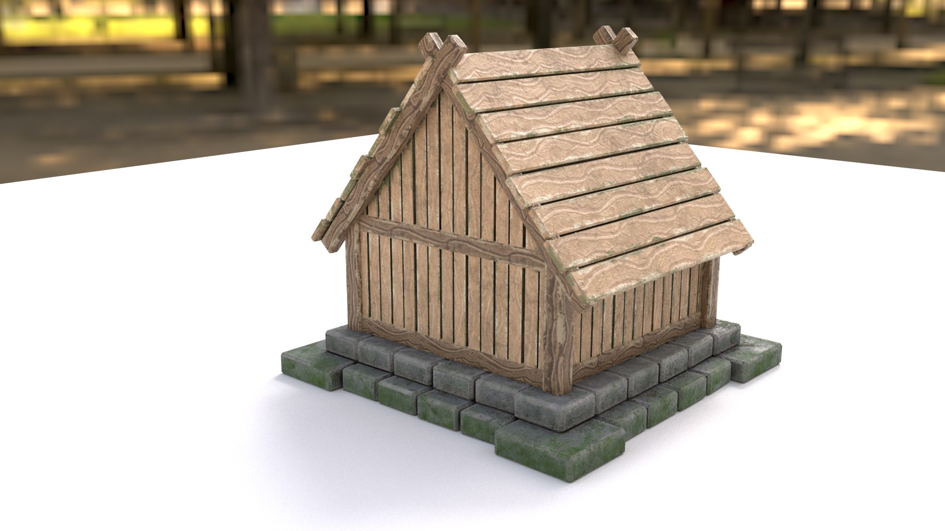 Hut Model - TurboSquid 1418102
