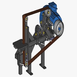 3D Belt Grinder Assembly