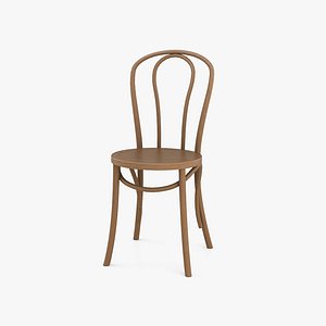 3D French Bistro Chair model