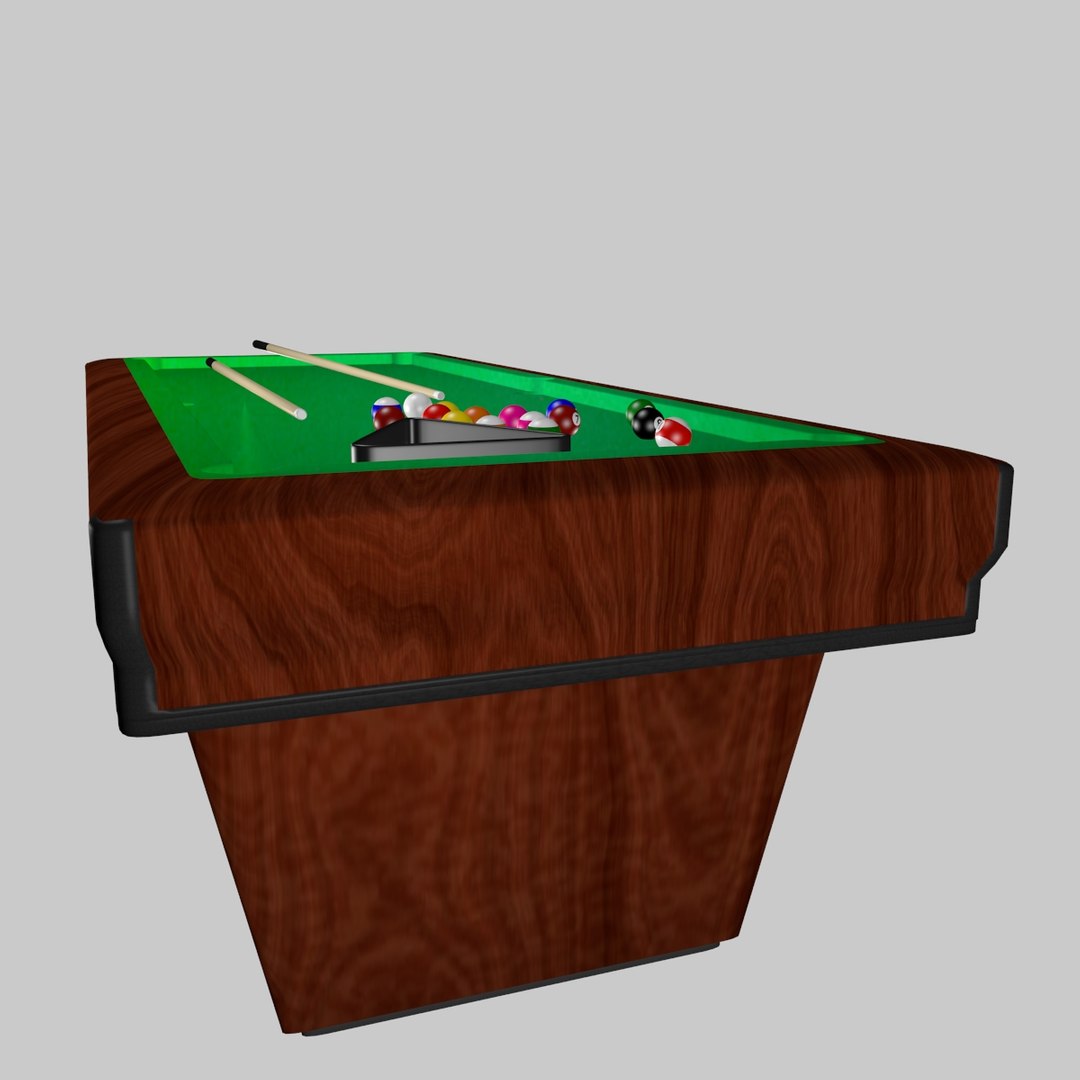 3D Model Pool Table - TurboSquid 1422211