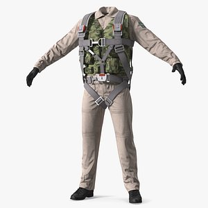 Jet Fighter Pilot Uniform with Camo Vest