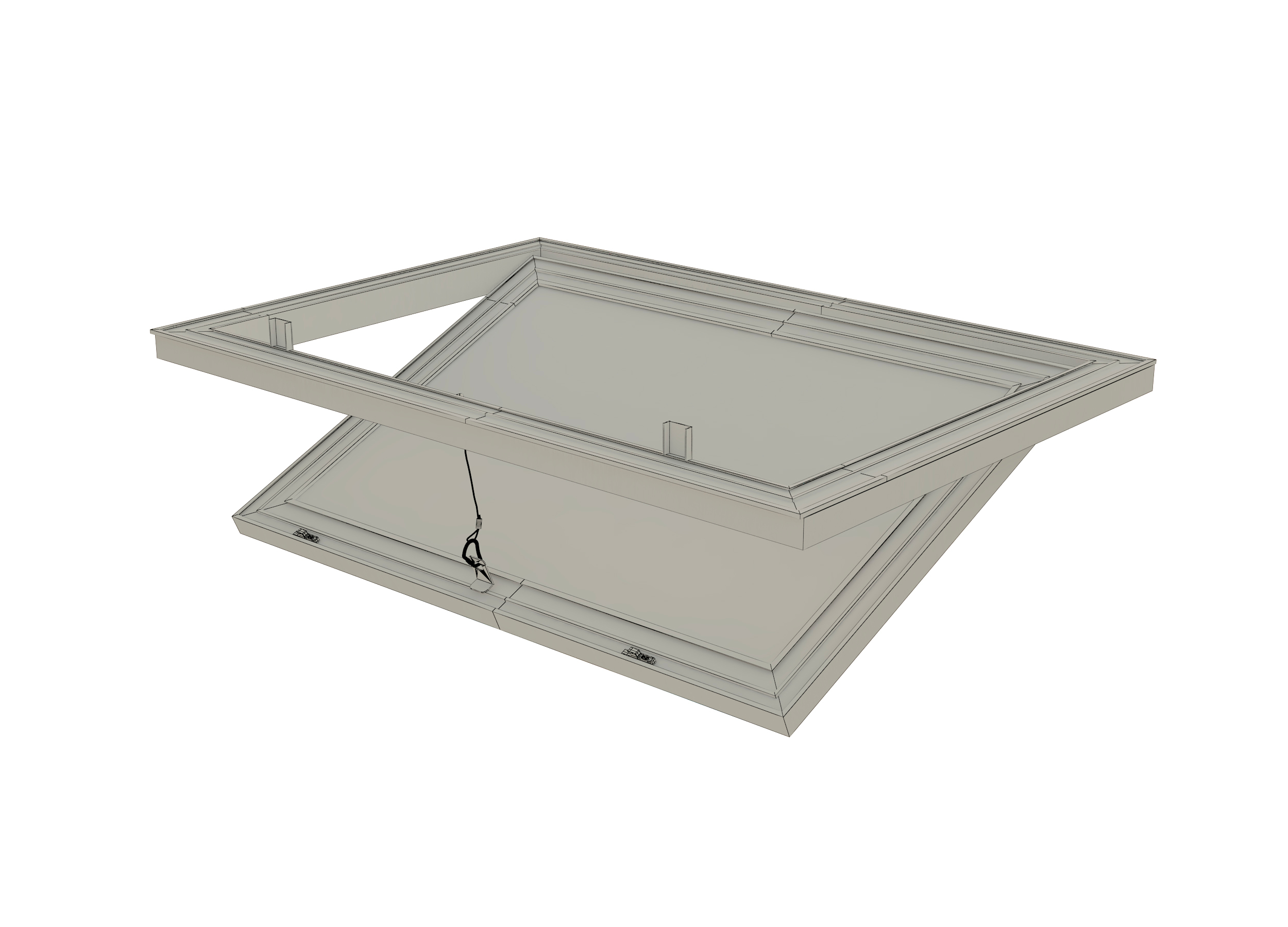 Ceiling hatch 3D - TurboSquid 1669875