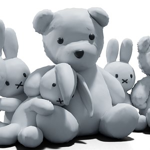 Plush Toys Bear Rabbit