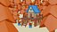 Cartoon Forest Cabin - Stylized Fantasy House 3D Model