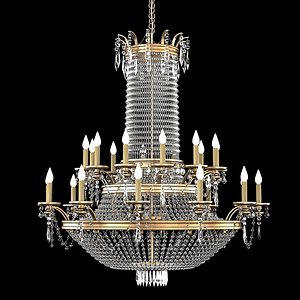 3d crystal classic chandelier